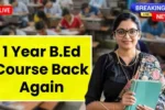 1-Year B.Ed Course