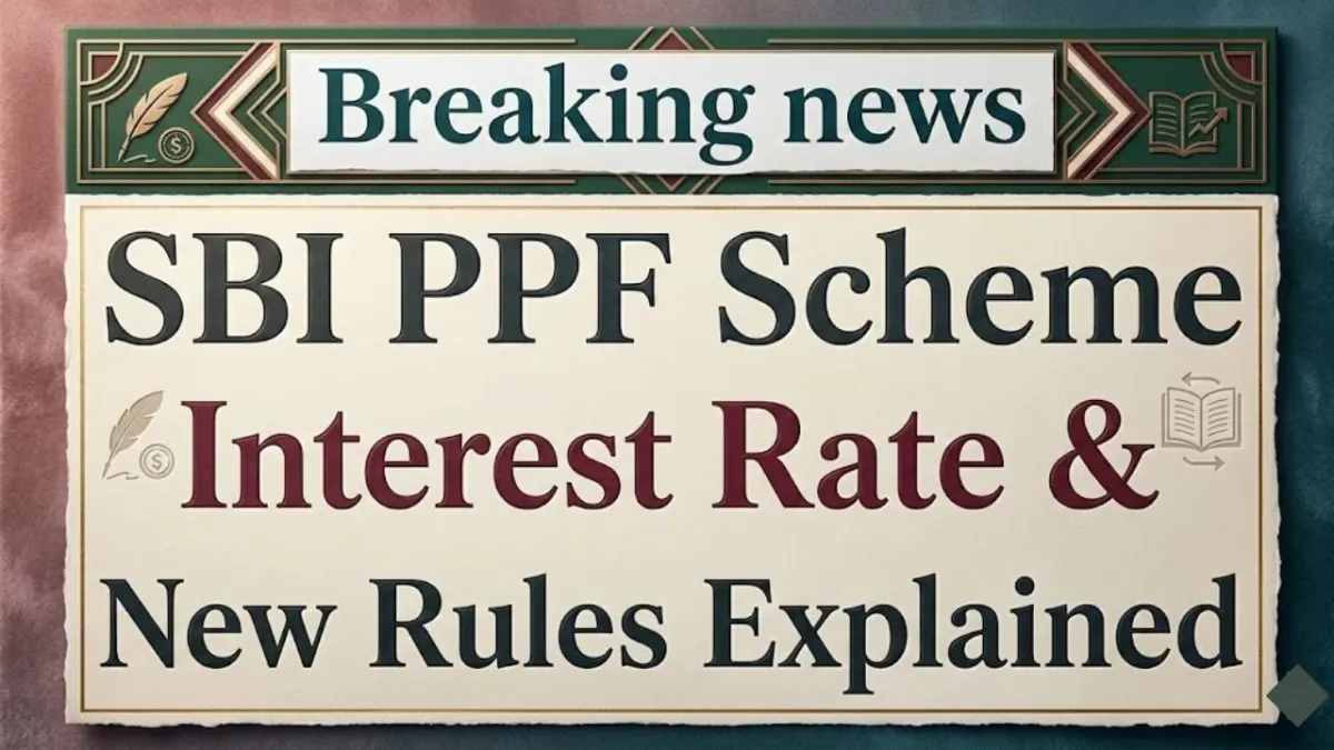 SBI PPF Scheme